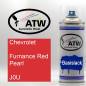 Preview: Chevrolet, Furnance Red Pearl, J0U: 400ml Sprühdose, von ATW Autoteile West.